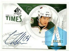 2009-10 SP Authentic Sign of the Times Colton Gillies #ST-CG Auto